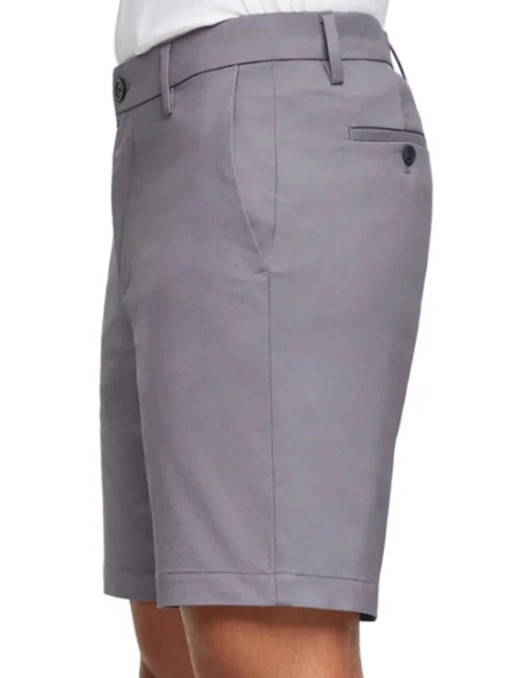 Banana Republic Men's Stretch Chino Shorts Gray Size 36